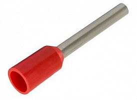 Наконечник-гильза GNGI-E-1-12 красный (уп.100шт) General