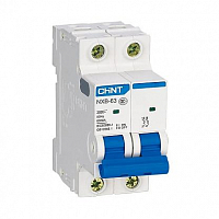 Выключатель автоматический модульный 2п C 16А 4.5кА NXB-63S (R) CHINT