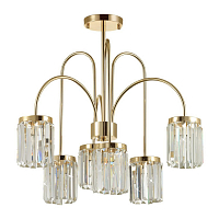 Подвесная люстра золотой,хрусталь Odeon Light Classic Vassa 4987/6C 6*E14