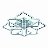 Люстра светодиодная Profit Light 8029/4+4 CHR 224W+10W RGB 3000-6000K пульт