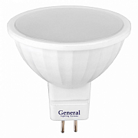 Лампа General GLDEN-MR16-7Вт-230-GU5.3-4500К