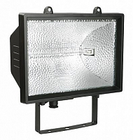 Прожектор галогенный ИО1000 R7s IP54 черный IEK