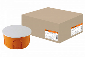 Коробка распаячная СП D80х40мм, крышка, IP20, TDM