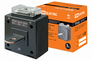 Трансформатор тока измерительный ТТН-Ш 250/5-5VA/0,5-P TDM