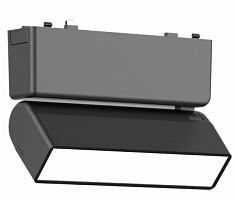 Магнитный трековый светильник Черный LED 1*5W 3000K 260Lm ST676.436.05
