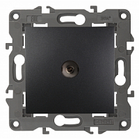 Механизм розетки телевизионной проходная TV Elegance IP20 14-3102-05 антрацит ЭРА