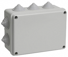Коробка расп. КМ42441 о/п 150х110х70мм IP67 10вв. серая IEK