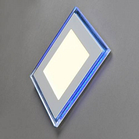 Светильник встраиваемый квадратный со стеклом, LED-подсветка, 18W 701SQ-18W-6000K