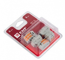 Клемма строительно-монтажная СМК 222-412 (блист.5шт) EKF plc-smk-412b