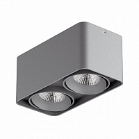 Светильник MONOCCO LED 2х10W 1720LM 30G 4000K серый (в комплекте)