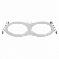 Рамка белый (в комплекте) INTERO 16 DOUBLE ROUND