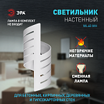 Светильник настенный ЭРА WL48 WH G9 IP20 белый