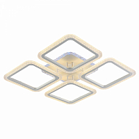 Люстра светодиодная Profit Light 8087/4 WHT 107W+8W RGB 3000-6000K пульт
