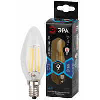 Лампочка светодиодная ЭРА F-LED B35-9w-840-E14 Е14 / Е14 9Вт филамент свеча