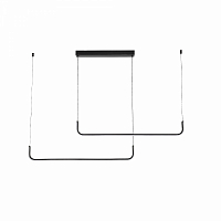 Подвесной светильник Crystal Lux SUAVE SP35W LED L1200 BLACK 3000-6000K пульт