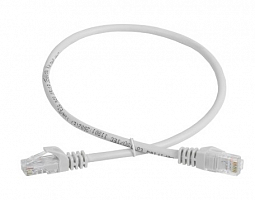 Патч-корд кат.5E UTP 1м сер. GENERICA PC01-C5EU-1M-G