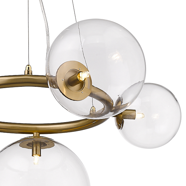 Подвесная люстра Delight Collection Puppet Р68092-5 brass