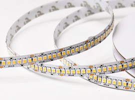 Лента светодиодная 20Вт/м SMD2835, 24В, IP20, Теплый белый, 3000К, ЗМ