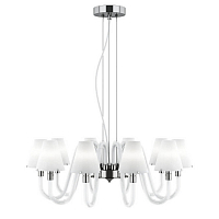 Подвесная люстра Lightstar Bianco 10*G9 ХРОМ (в комплекте) 