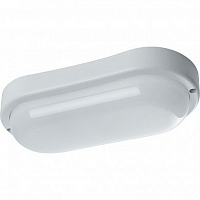 Светильник светодиодный пылевлагозащищённый Feron AL3005-1 12W 6500K 220V IP65 белый, овал