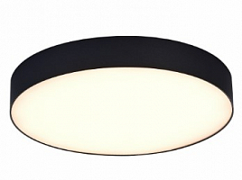 Светильник потолочный Черный LED 1*48W 3000K 4 320Lm Ra>85 120° IP20 D400xH55 185-265V