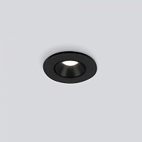 Встраиваемый точечный светодиодный светильник Elektrostandard 25025/LED 3W 4200K BK черный