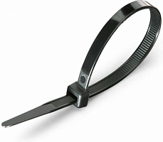 Стяжки нейлоновые КСС 8*300 (ч) (100шт.) Fortisflex 50253