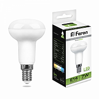 Лампа светодиодная Feron LB-450 R50 E14 7W 4000K 230V