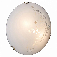 Светильник 118/K GLASSI стекло/белое E27 2*60Вт D300 KUSTA