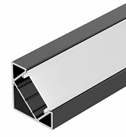 Алюминиевый профиль Arlight SL-KANT-H18-2000 BLACK 049430 (крат.отг 2м)