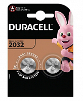 Батарейки Duracell литиевые 2шт. CR2032-2BL Lithium (CN)