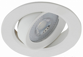 Светильник светодиодный KL LED 22A-5 4K WH круглый поворотн. LED SMD 5Вт 4000К бел. ЭРА Б0037037