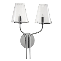 Бра Lightstar Diafano 2х40W G9 хром/прозрачный