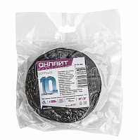 Изолента ОНЛАЙТ OIT-H15-10/BL ХБ черная 100г 0,35х15мм 10м