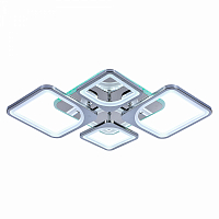 Люстра светодиодная Profit Light 8057/2+2 CHR 112W+8W RGB 3000-6000K пульт