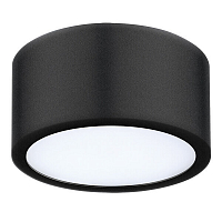 Светильник ZOLLA CYL LED-RD 10W 780LM 4000K IP44 черный (в комплекте)