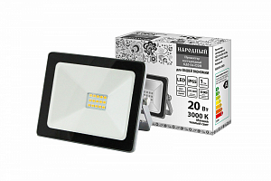 Прожектор светодиодный СДО-04-020Н 20 Вт 3000 К IP65
