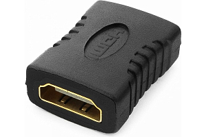 Переходник HDMI-HDMI A-HDMI-FF 19F/19F, золотые разъемы