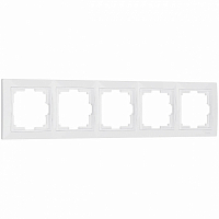 Рамка на 5 постов Werkel Snabb basic белый W0052001 4690389161452