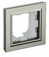 Рамка 1-м IP44 BRITE РУ-1-БрШ-44 шампань IEK