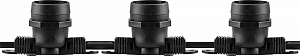 Гирлянда 230V 200 E27 черный, шаг 50cm, IP65, 100м +1,5м шнур, CL50-100