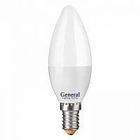 Лампа General "Свеча" GLDEN-CF-12Вт-230-E14-2700K