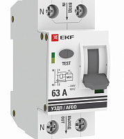 Устройство защиты от дугового пробоя (УЗДП) 1P+N 63А PROxima EKF afdd-2-63-pro