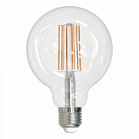 Лампа светод. филам. шар прозрачная Uniel Sky LED-G95-15W/4000K/E27/CL PLS02WH