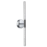 Бра Odeon Light Sparky 4370/10WL 10W 315Лм 3000K хром полированный/акрил с пузырьками