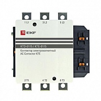 Контактор КТЭ 115А кат. 230В AC 1НО EKF