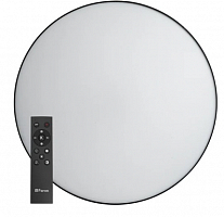 Светодиодный управляемый светильник FERON AL6200 Simple matte тарелка 165W 3000К-6500K черный 48068