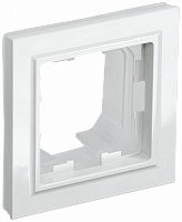 Рамка 1 пост IP44 РУ-1-БрБ-44 белый BRITE IEK