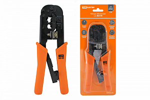 Клещи обжимные КО-9Е (обжим RJ-11, RJ-45), МАСТЕРЭЛЕКТРИК TDM