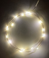 Гирлянда LED Нить 2 м теплый свет, АА, IP20 ENIN-2B ЭРА